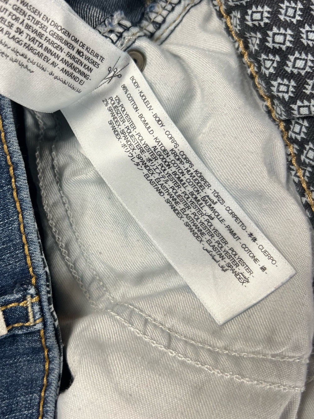 Ariat R.E.A.L. Mid Rise Straight Leg Western Jeans Thick Stitch – Size 31R - Picture 7 of 13